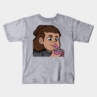 Drink Water/Sip emote Kids T-Shirt